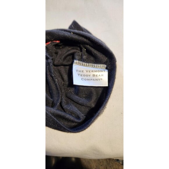 Vermont Teddy Bear Love Bandit Plush 10" Jointed Poseable Wearing Mask & Shirt V - Picture 4 of 8